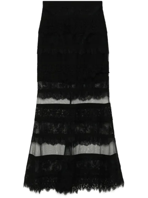 Elie Saab lace skirt Black SK110NR25LA002
