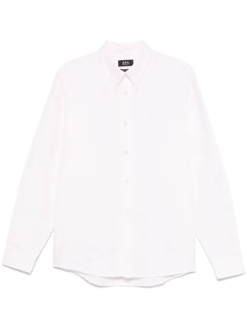 A.P.C. Greg shirt Pink COECKH12499