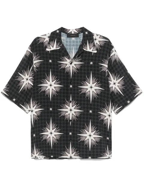 AMIRI monogram-print shirt Black AMSTCA1101