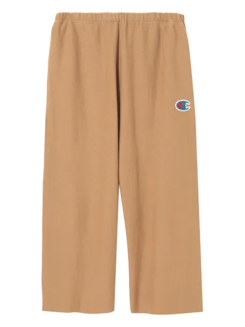 Undercover logo-patch raw-edge pants Neutrals UC1E4512