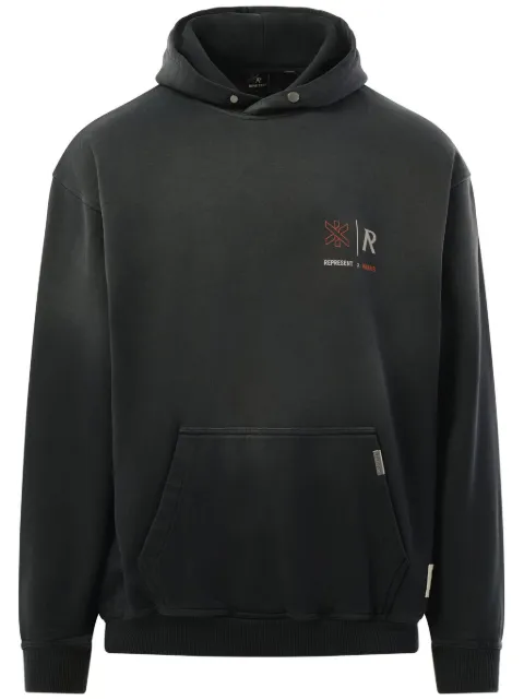 Represent x Marais logo-print hoodie Black MLM4418