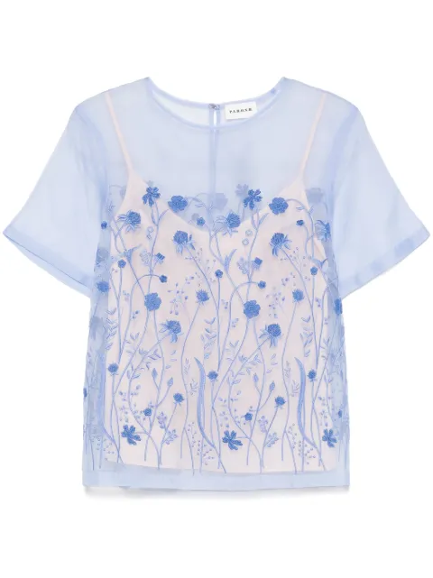 P.A.R.O.S.H. Sorgente T-shirt Blue SORGENTED313077