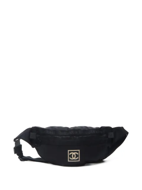 CHANEL Pre-Owned 2003-2004 Sport Line belt bag Black FF11679