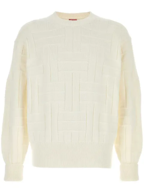 Kenzo cotton sweater White FF55PU7083CB