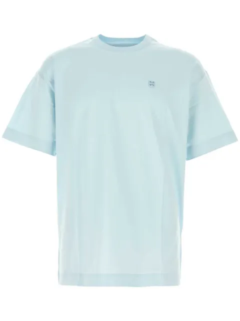 Givenchy 4G-embroidered T-shirt Blue BM71JA3165