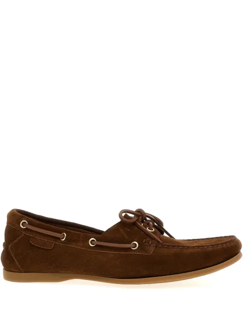TOM FORD Robin suede boat shoes Brown J1467LCL046P