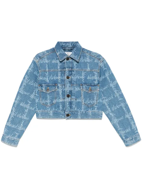 Vivienne Westwood Marlene denim jacket Blue 19010018W014I