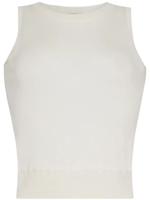 Adam Lippes Shell fine-knit top White S25618AI