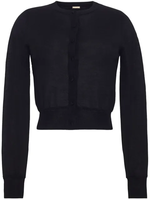 Adam Lippes fine-knit cardigan Black S25619AI