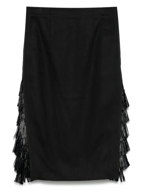 16Arlington Dafne midi skirt Black SMD136AW25HSC01