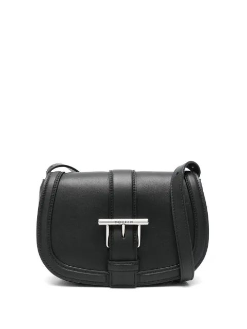 Alexander McQueen mini T-Bar satchel Black 8271131MAAD