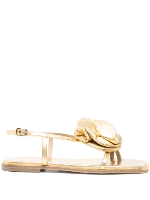 Vic Matie metallic sandals Gold 1G3760DG42Z110