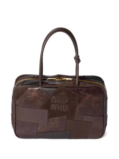 Miu Miu Beau leather bag Brown 5BB117VMLN2CRI
