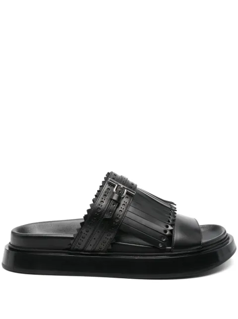 Alexander McQueen fisherman sandals Black 825005WIAD1