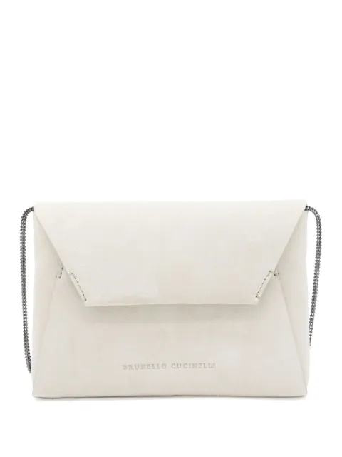 Brunello Cucinelli BC Duo clutch bag White MWDLD2722C8905