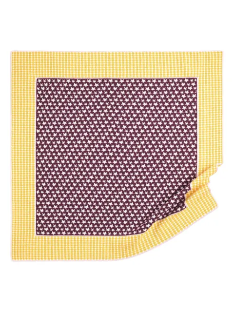 Barrie star-pattern scarf Purple C288875