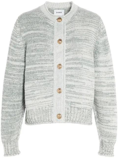 Barrie chunky-knit cashmere cardigan Blue C222271