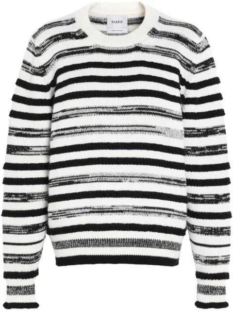 Barrie striped sweater Black C284327