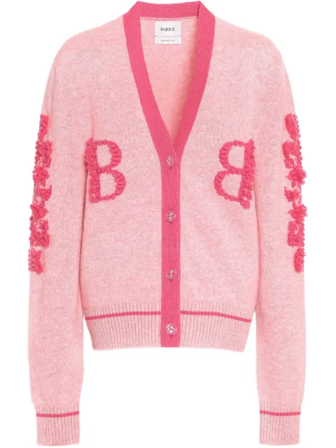 Barrie logo-embellished cardigan Pink C104216