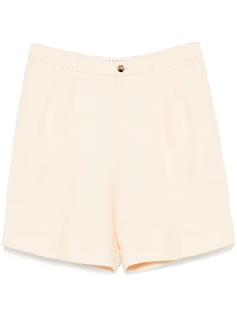 Valentino Garavani textured shorts Neutrals VRDE30AKJ