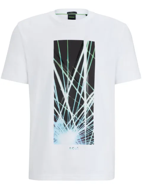BOSS graphic-print T-shirt White 50514647