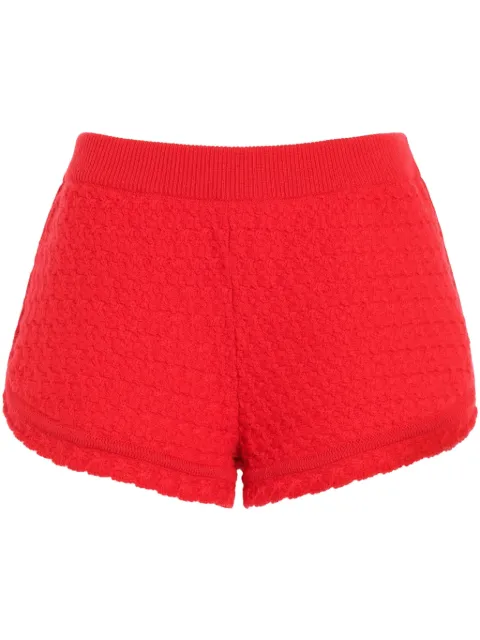 Barrie cashmere tweed shorts Red C280643