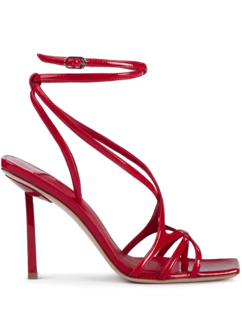 Le Silla 95mm Belen sandals Red 4311D090BXPPKAB
