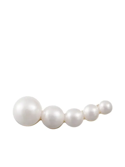 Sophie Bille Brahe 14K recycled yellow gold Petit Croissant Japonais freshwater pearl earring Gold EA24PCRFWR