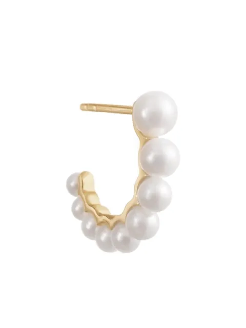 Sophie Bille Brahe 14K recycled yellow gold Petit Boucle De Perle freshwater pearl earring Gold EA24PBEFW