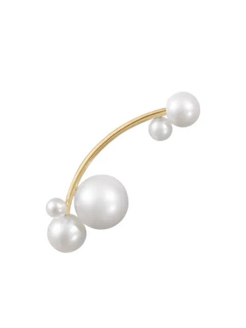 Sophie Bille Brahe 14K recycled yellow gold Stellari freshwater pearl earring Gold EA24BW33FWL