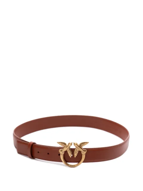PINKO Love Birds-buckle belt Brown 100125A0F1