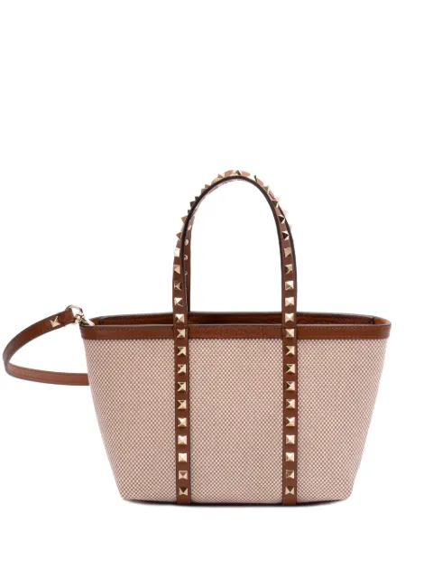 Valentino Garavani check-pattern tote bag Neutrals WB0R05QCE