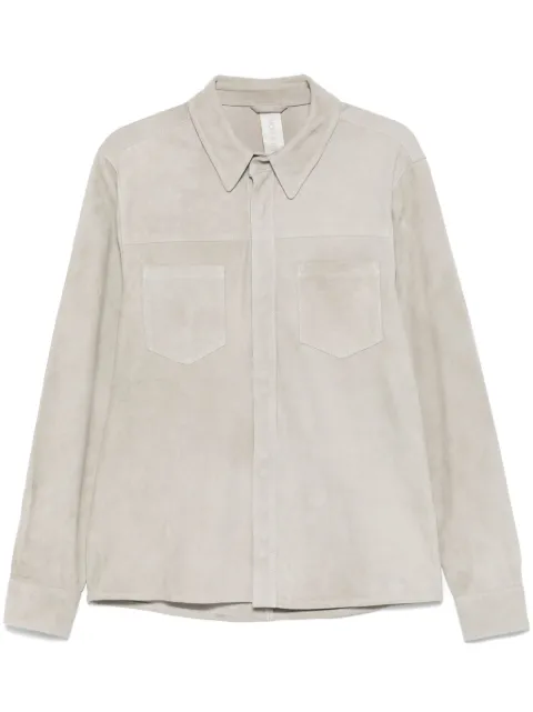 Giorgio Brato suede shirt Grey GU25S9812CMSO