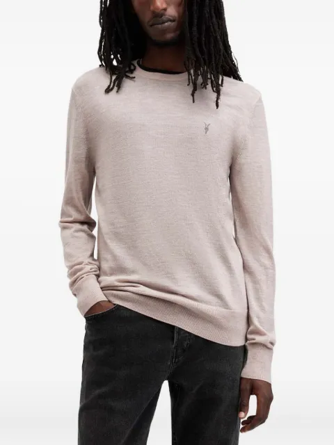 AllSaints crew-neck wool sweater Neutrals M002KZ
