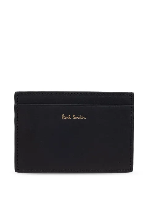 Paul Smith striped card holder Black M1A4768CMULTI