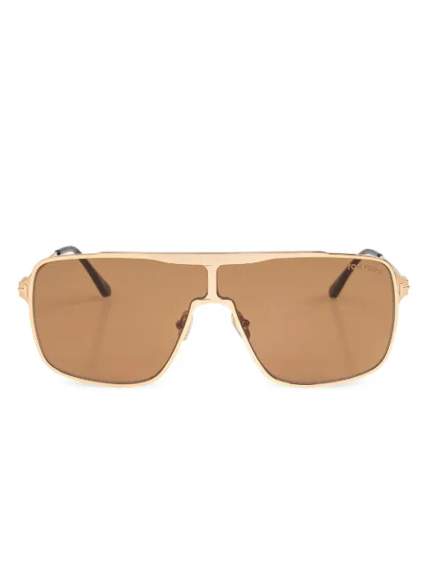 TOM FORD Eyewear Zappa geometric-frame sunglasses Gold FT1173