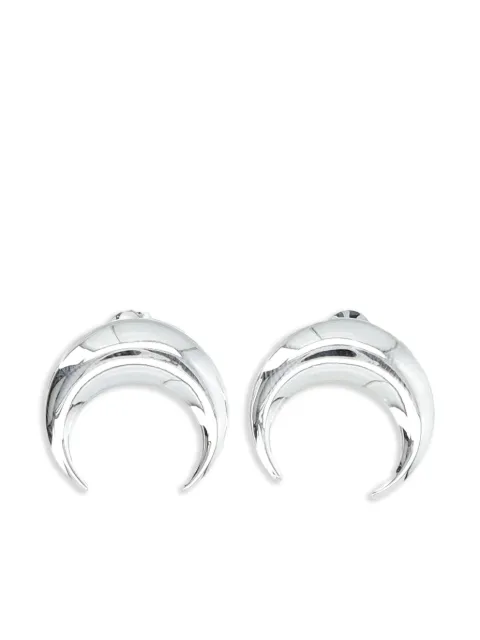 Marine Serre Moon earrings Silver UJW074ARMET0001MT11