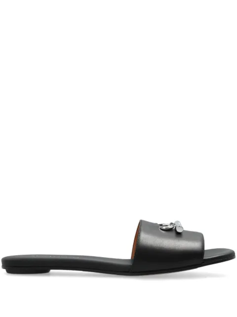 Alexander McQueen Arc slides Black 817471WIACT