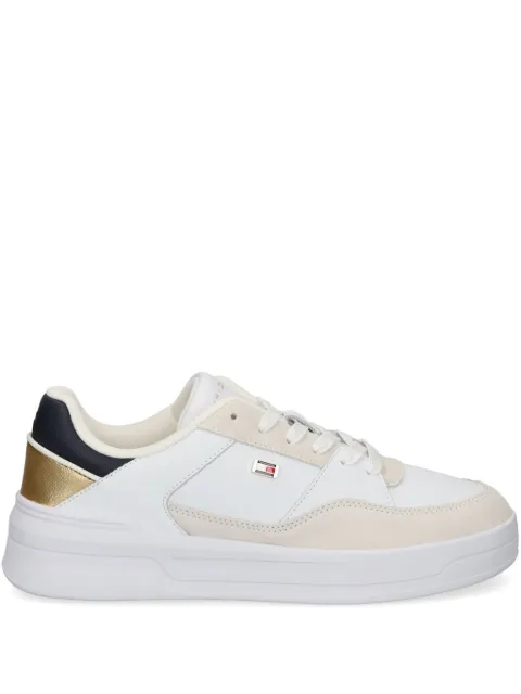 Tommy Hilfiger logo-embroidered sneakers White FW0FW08615