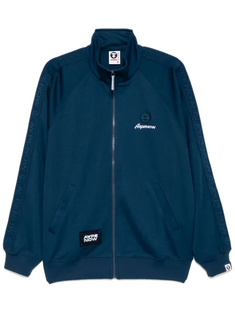 AAPE BY *A BATHING APE® AAPENOW moonface-logo track jacket Blue ASWC319XXO