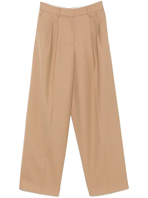 Michael Michael Kors pleated wide-leg trousers Neutrals MR530RCBQZ