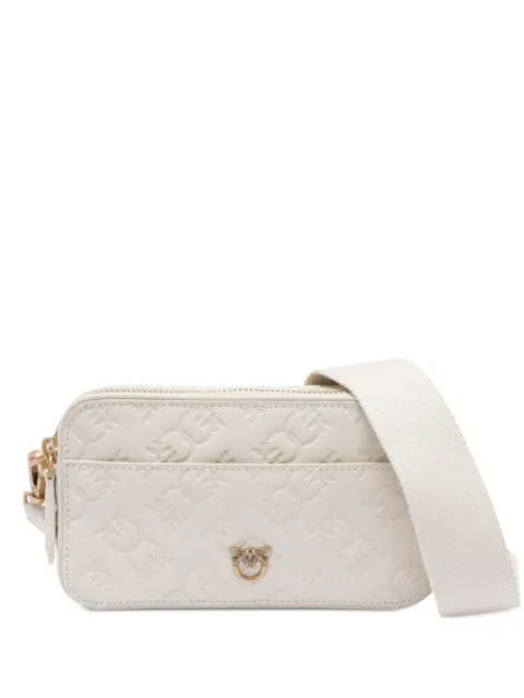 PINKO logo-embossed camera bag White 104292A1YB