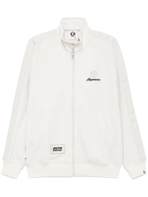 AAPE BY *A BATHING APE® AAPENOW moonface-logo track jacket Grey ASWC319XXO