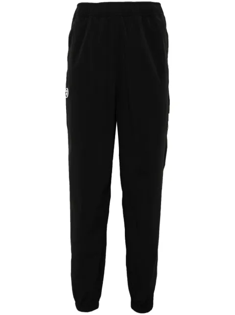 AAPE BY *A BATHING APE® logo-patch pants Black APTB664XXO