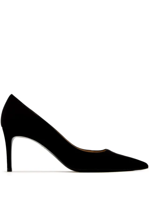 Stuart Weitzman 75mm suede pumps Black SK327STUARTPOWER75SUEBLK