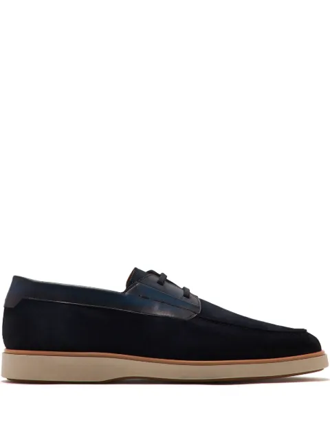 Magnanni suede boat shoes Blue 25137