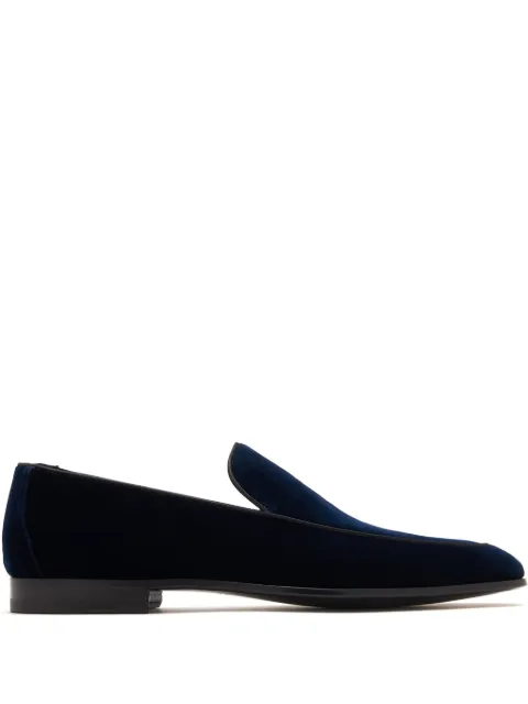 Magnanni velvet suede loafers Blue 25518