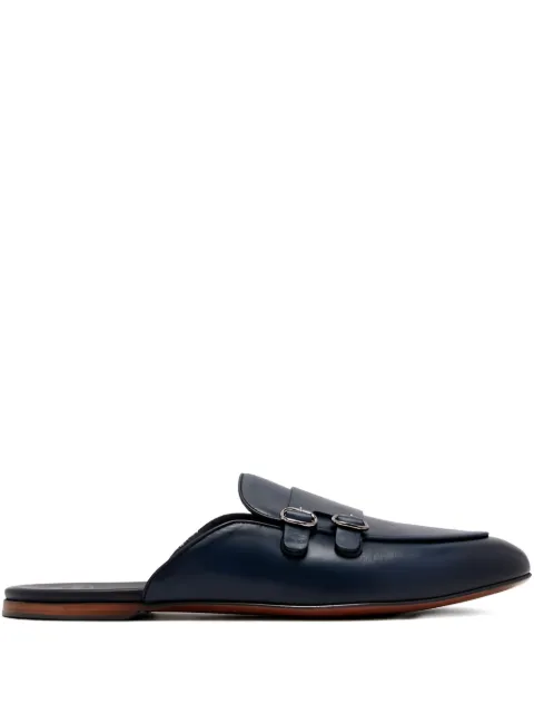 Barrett buckle strap mules Blue 251U0581