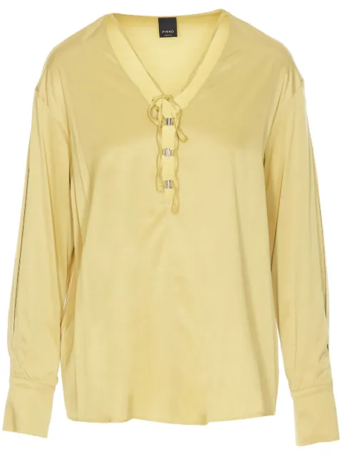 PINKO long-sleeve blouse Yellow 105014A2GD