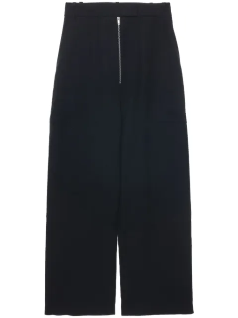 Studio Nicholson zip-up palazzo pants Black PRAVINSNW1572MIDCENTURYWOOLBLACK